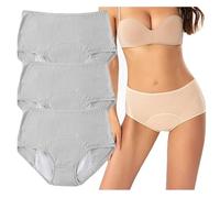 REUset 3 Pezzi Mutandine per Incontinenza Urinaria Lavabili da Donna, Zona Assorbente Anti-Perdita, Protezione, E, XL