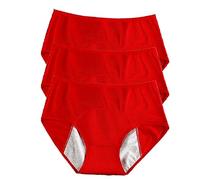 REUset Mutandine per incontinenza da donna, 3 pezzi, anti-perdita urinaria, lavabile, traspirante, lavabile, impermeabile, per incontinenza, da donna, lavabile, E, 3XL