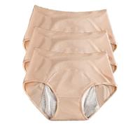 REUset Mutandine per incontinenza da donna, 3 pezzi, anti-perdita urinaria, lavabile, traspirante, lavabile, impermeabile, per incontinenza, da donna, lavabile, A, XL