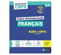 Réussir mon CRPE - Français L3 cahier d'entrainement 2027-2028