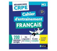 Réussir mon CRPE - Français M2 cahier d'entrainement 2027-2028
