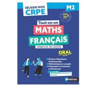 Réussir mon CRPE - Français Maths Admission concours M2 oral 2027-2028