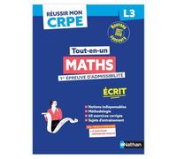 Réussir mon CRPE Maths 1e épreuve d'admissibilité L3 écrit 2027