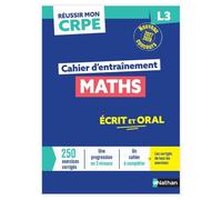 Réussir mon CRPE - Maths L3 cahier d'entrainement 2027-2028