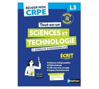Réussir mon CRPE Sciences et technologie 2e épreuve d'admissibilité L3 écrit 2027