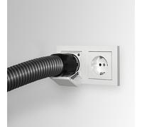 Reuter presa di aspirazione per centrale aspirante, 10351, bianco opaco [Installazione > Impianti aspirapolvere]