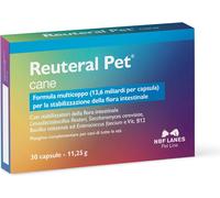| Reuteral Pet Cane, 30 Capsule, Probiotico a Base Di Fermenti Lattici Vivi per