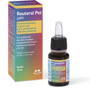 Reuteral Pet Gatto, Gocce Orali, Probiotico a Base Di Fermenti Lattici Vivi per