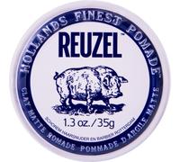 Reuzel Pommade à l'argile mate, pommade sans brillance avec une tenue moyenne pour un style et une finition naturels 1,3 oz/35 g