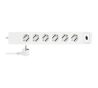 REV 0015650103 Multipresa con timer Bianco Schuko 1 pz.