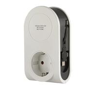 REV 0020840103 Flex, caricatore USB 3 in 1 con connettore Lightning, Micro, USB e USB-C, bianco