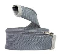 REV 0032210405 Calza con Chiusura Lampo, 150 cm x Ø 4,5 cm, Grigio