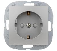 REV 0208022300 Studio, presa elettrica con copertura, a incasso, platino