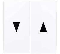 REV 0208450106 Copertura interruttore tenda Studio otturatore, bianco, Rolladenschalter