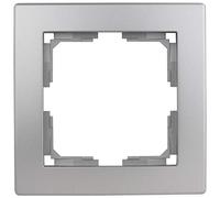 REV 0208812304 Studio, 1 presa di corrente, telaio interruttore della luce, ecc., platino