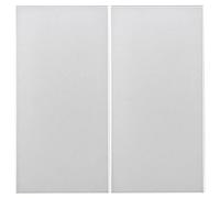 REV 0221422106 - Interruttore di serie Optima, colore: Metallico