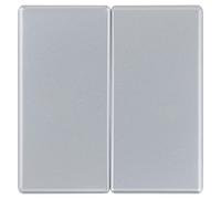 REV 0236450706 Quadro Cover Series - Interruttore a due vie, serie, colore: Argento