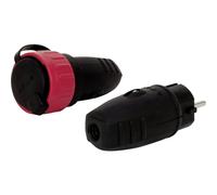 REV Ritter 0502002555 - Spina con set di raccordi, classe di protezione: IP44, colore: Nero