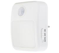 REV 0502234555 lampada da notte, luce notturna a LED con sensore di movimento, 90*/5m, 60 sec./funzionamento continuo, bianco