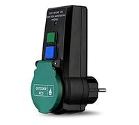 REV 0515494555 presa DI, interruttore automatico, tempo di attivazione 30 ms, 3600 W, nero