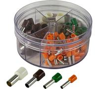 REV 0518521555 - Set di 100 punzoni, 4 varietà (4-16 mm²), multicolore