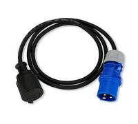 REV 0577755555 Giunto Standard IP44. 1,5 m, 3680 W, Nero