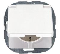 REV Ritter 0500292551 - Presa con protezione bambini AquaKombi, colore: bianco