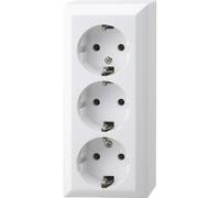 REV 510090777 3 scomparti Completo Presa di corrente Bianco 0 1 pz.