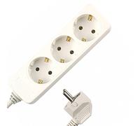 REV 512342555 protezione da sovraccarico 3 presa(e) AC 250 V 1,4 m Bianco