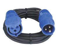 REV 577710555 0 Alimentazione Prolunga 16 A Nero 5.00 m H05RR-F 3G 1,5 mm²