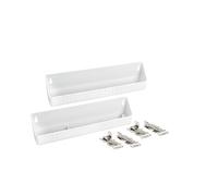 Rev-A-Shelf 6572-14-11-52 Vaschette in plastica da 35,6 cm per cassetto a ribalta sottolavello, per Cucina e Bagno, vaschette Organizer per casa, Mobile toeletta, Bianco
