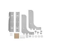 Rev-A-Shelf Heavy Duty Door Mount Kit-RVDM117KIT-Silver Standard Silver