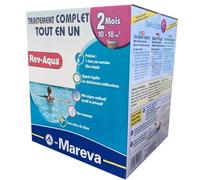 Rev-Aqua MAREVA - Trattamento per piscine da 10 a 18 m3 - 2 mesi - 140041U