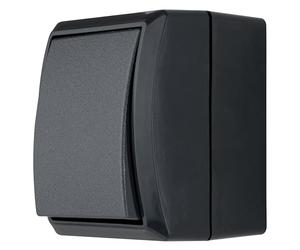 REV AquaForm, interruttore di spegnimento, per ambienti umidi, IP44, da parete, antracite