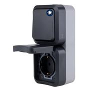 REV 4860400 Completo Combinazione interruttore/prese AquaStorm Grigio chiaro, N