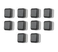 REV AquaStorm - Set risparmio da 10 interruttori per ambienti umidi, IP55, 230 V, 10 A, colore: antracite