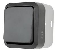 REV Completo Commutatore AquaStorm Grigio chiaro, Nero 0004300400 1 pz.