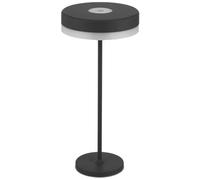 REV DISK - Lampada da tavolo per interni ed esterni, altezza 35 cm, 200 lm, 2 W, batteria 4000 mAh, IP54, colore: antracite
