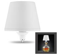 REV LAMPRUSCO - Lampada da tavolo a LED, senza fili, 130 lm, 2 W, 4000 mAh, dimmerabile, in bianco caldo e IP54, resistente agli spruzzi, lampada da tavolo touch per interni ed esterni