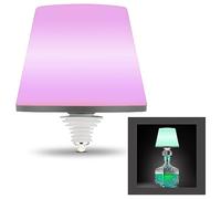 REV LAMPRUSCO - Lampada da tavolo RGB, senza fili, 130 lm, 2 W, 4000 mAh, dimmerabile, in diversi colori, P54, resistente agli spruzzi, lampada da tavolo touch per interni ed esterni