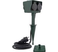 REV picchetto da giardino con presa a 4 vie 15 m (0595009555)