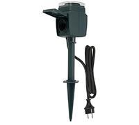 REV Presa di corr. a 2 ingressi con innesto per terreno e timer