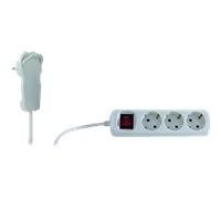 REV presa multipla 2m 3 prese spina piatta con interr. 0012326114