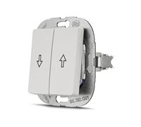 REV PrimaLuxe - Interruttore per tapparelle, 250VAC, 10A, a incasso, colore: Bianco