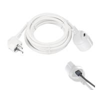 REV Prolunga da 3 m, con USB A, Schuko, 16 A/3680 W, per interni, bianco