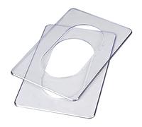 REV Protezione per Interruttore della Luce e Presa a 2 Posti - Copertura Trasparente da Parete per Carta da Parati - Adatto per Ogni Programma