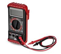 REV Ritter 0037386202 - Multimetro digitale professionale, colore: Nero/Rosso