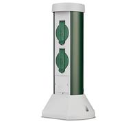 REV Ritter 0068200021 GC - Presa doppia, lunghezza cavo: 2 m