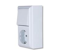 Rev completo interruttore commutatore presa bianco 0510156777