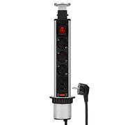 REV Ritter, Ciabatta multipresa a 3 vie, USB 1,5 m, 0012398712